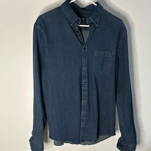 Express dark denim shirt. Medium. Worn a few times.